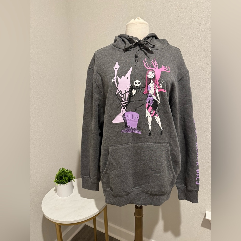 Disney The Nightmare Before Christmas Women Hoodie Jack Skellington Size XL NWT